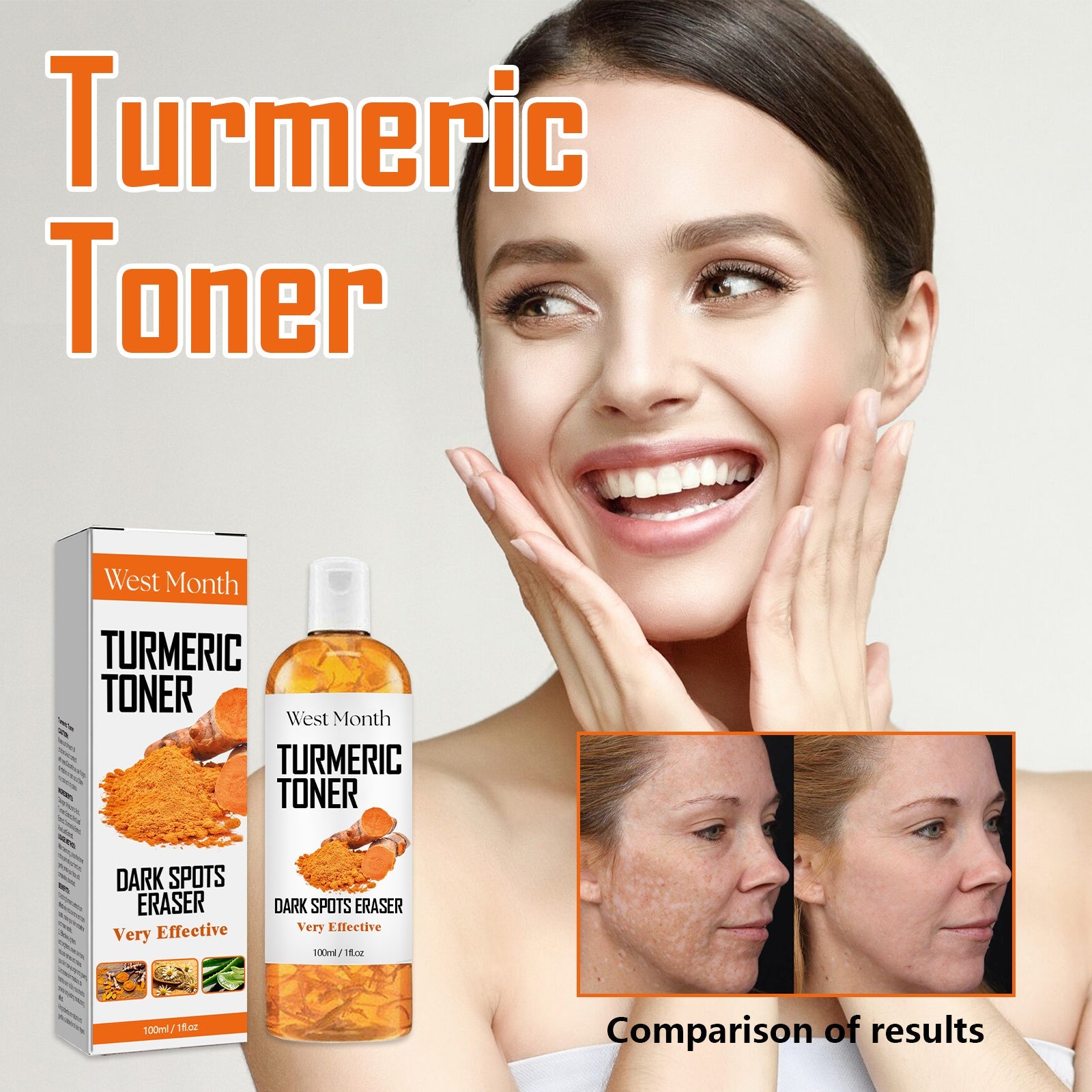 Turmeric Facial Toner Deep Hydrating Firming Moisturizer