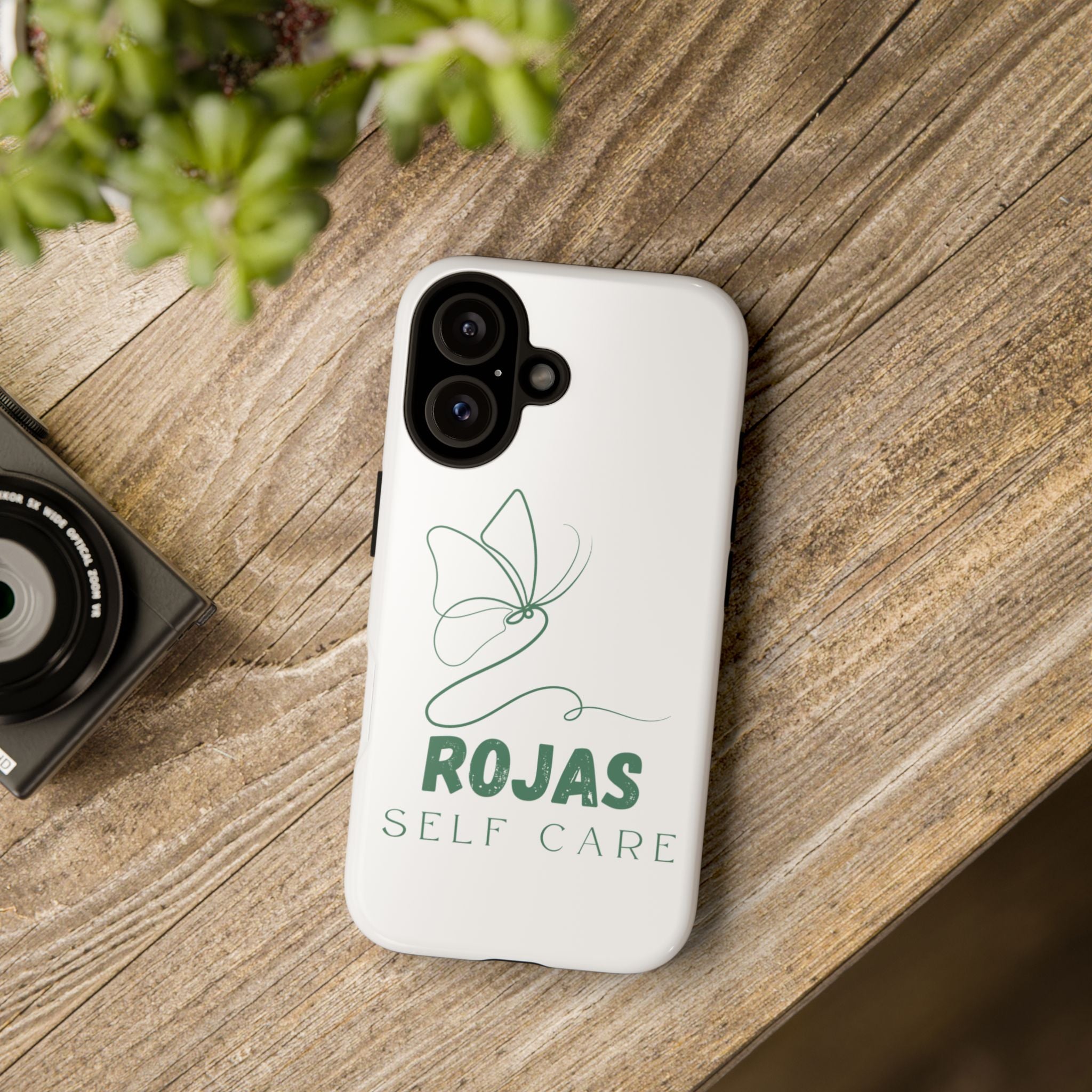 Self Care Butterfly Phone Case — "Rojas Self Care" Protective Slim Case