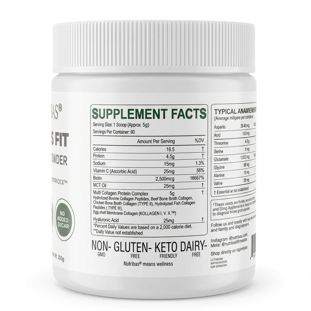Multi Collagen Protein Powder – Unflavored, 300g