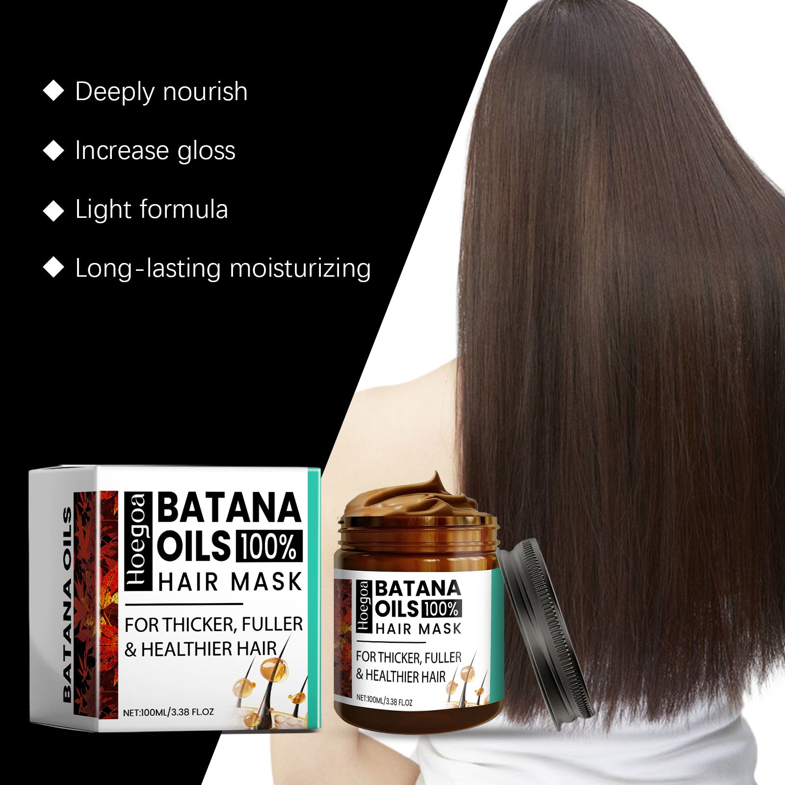 Batana Oil Hair Mask Nourishing Moisturizing Scalp Treatment