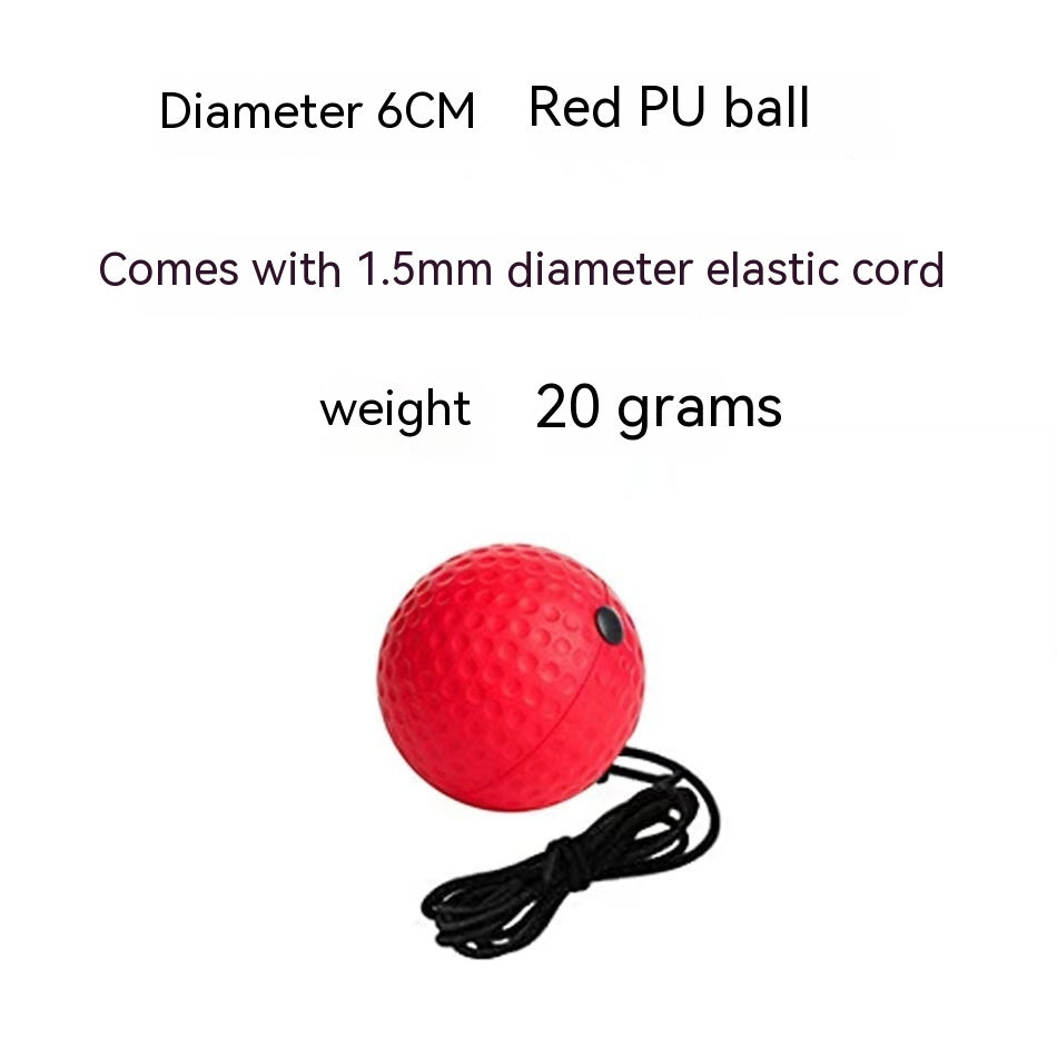 Head Mounted Boxing Reaction Training Reflex Ball