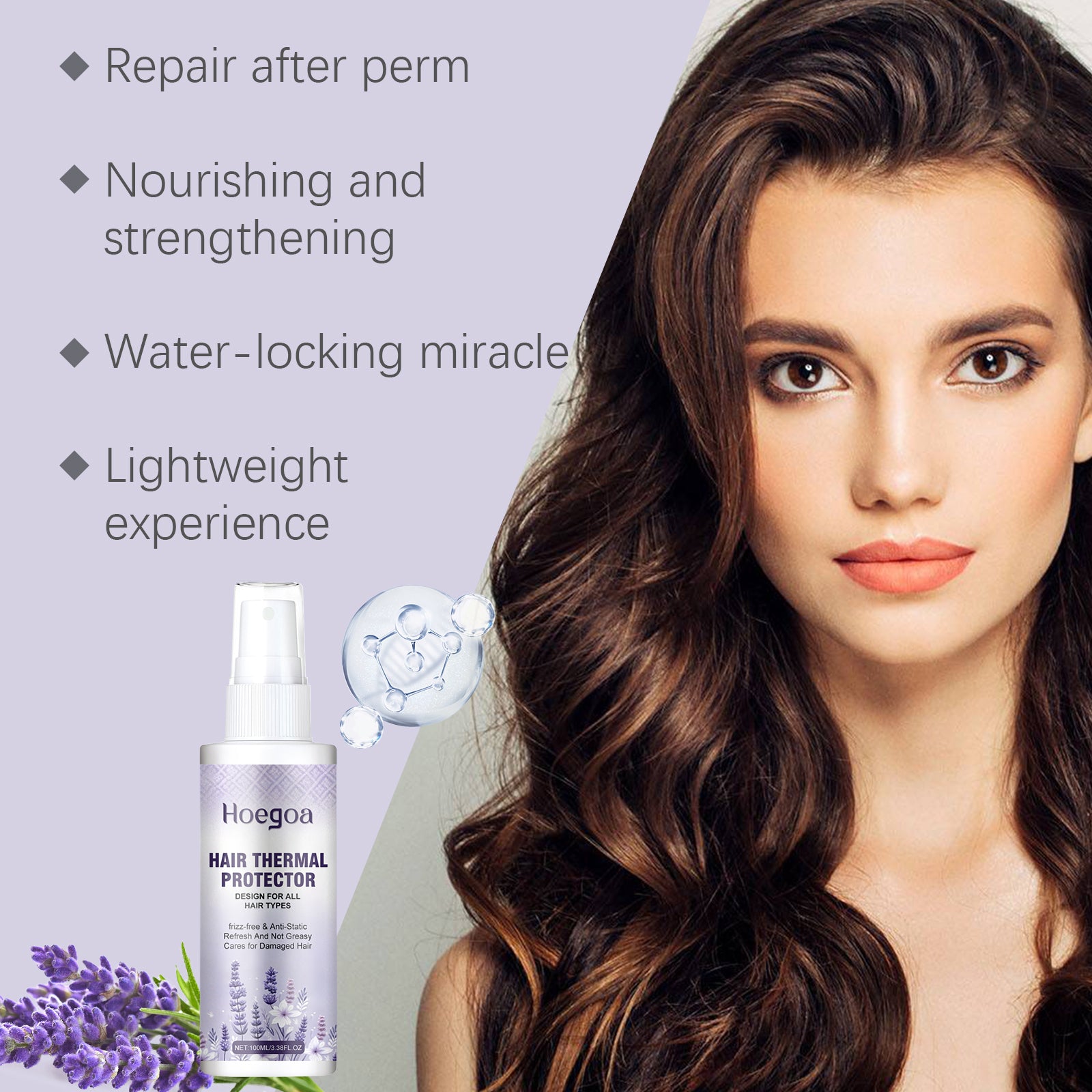 Protein Hair Care Spray Smoothing Nourishing Treatment
