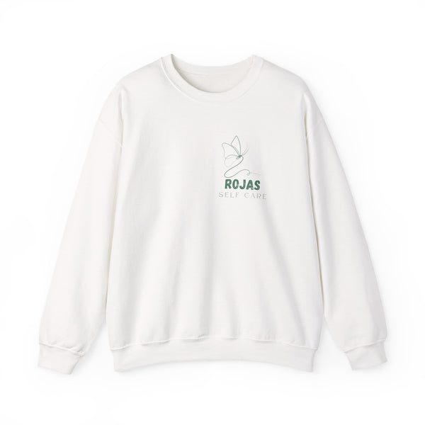 Self-Care Sweatshirt — Rojas Minimal Butterfly Crewneck
