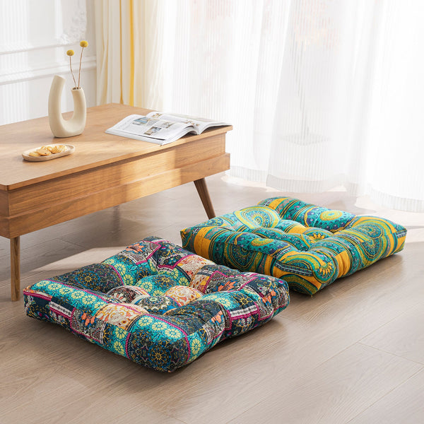 Japanese Style Cotton Futon Floor Cushion