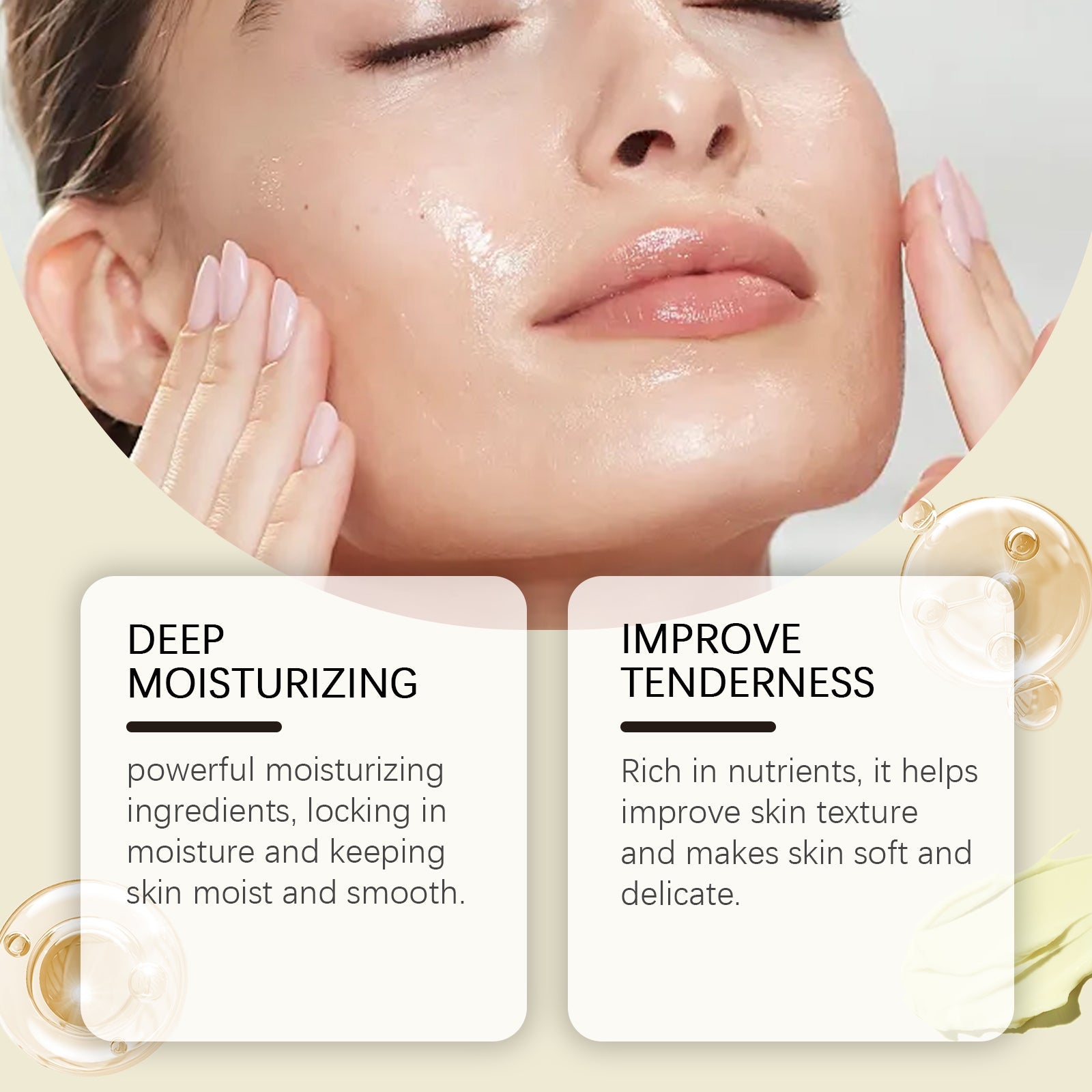 Tallow Honey Facial Moisturizer Hydrating Gentle Skin Cream