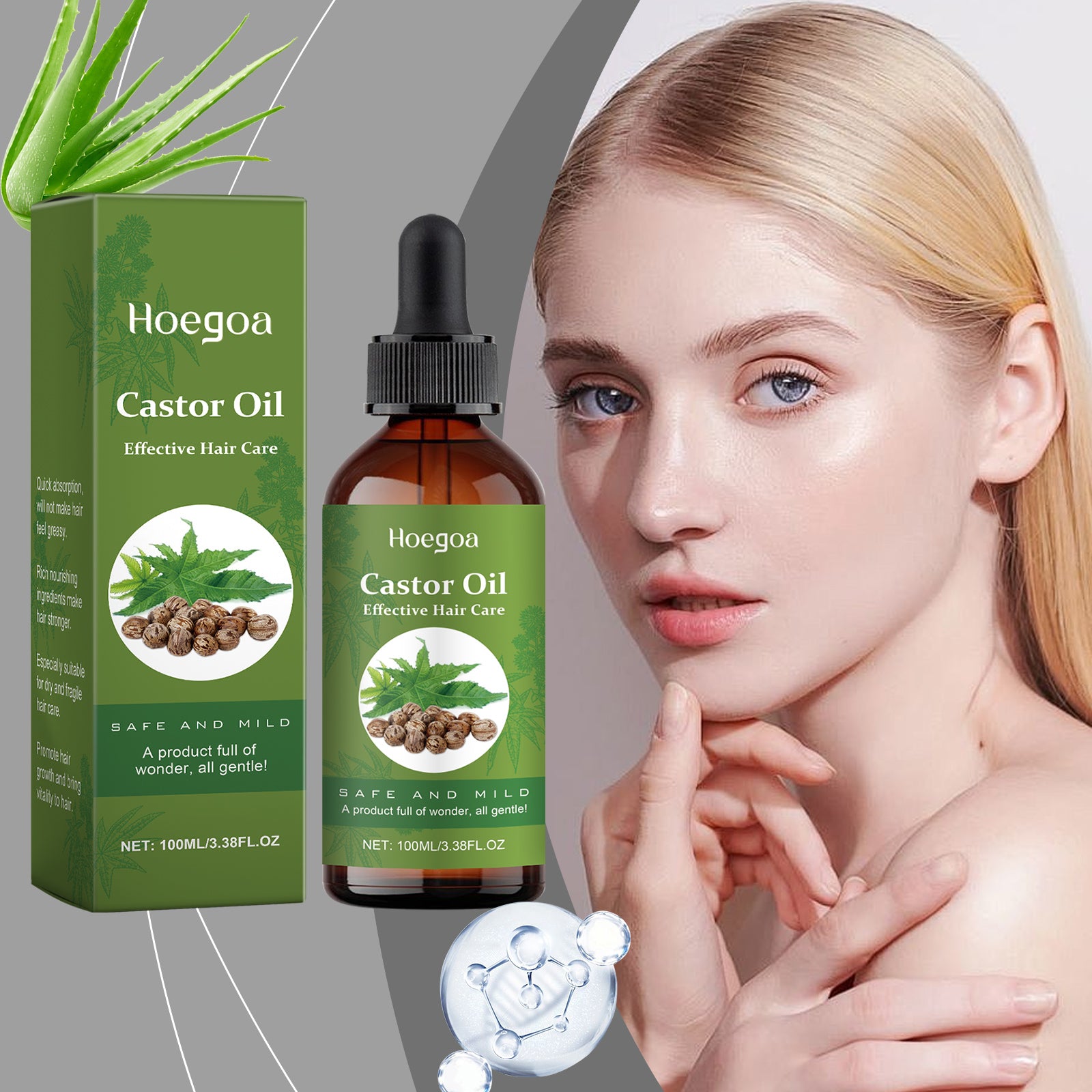 Castor Oil Hair Conditioner Nourishing Moisturizing Treatment Oil