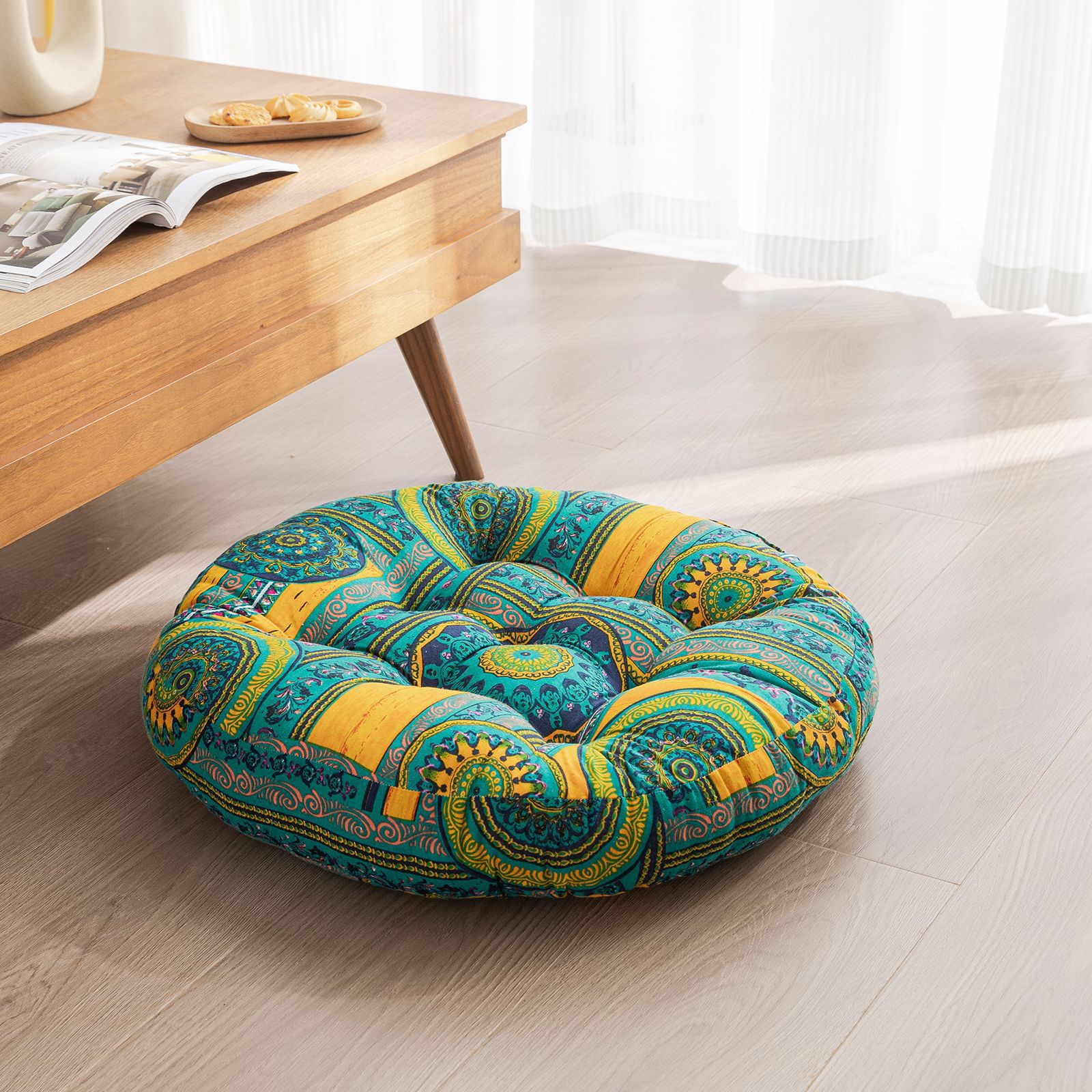 Japanese Style Cotton Futon Floor Cushion