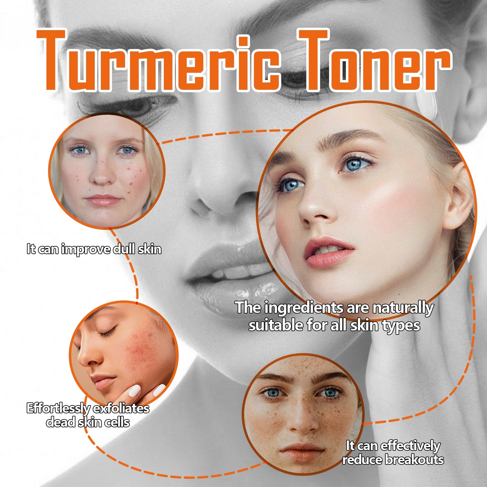 Turmeric Facial Toner Deep Hydrating Firming Moisturizer