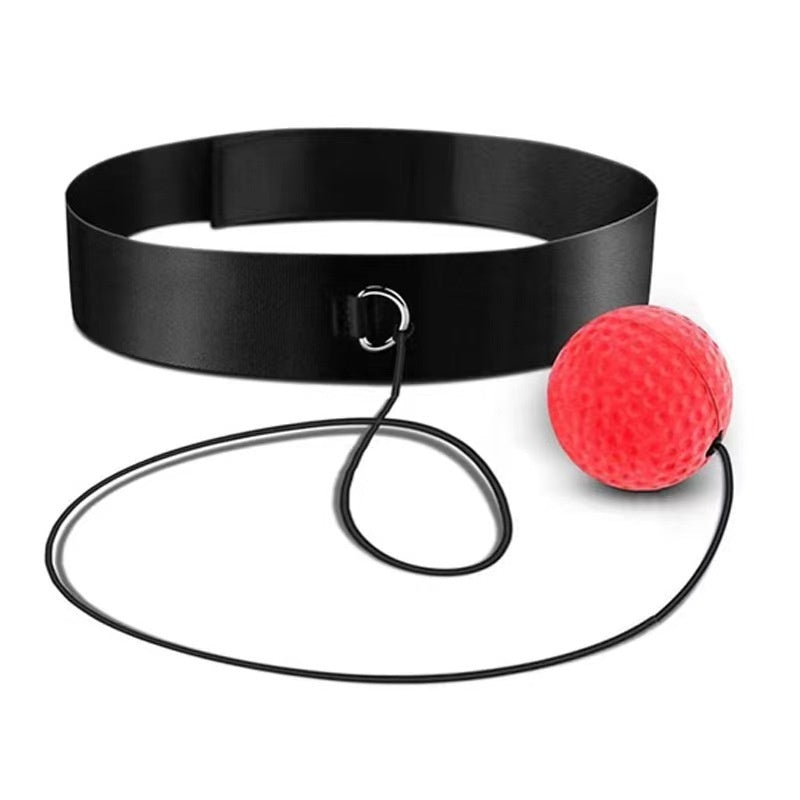 Head Mounted Boxing Reaction Training Reflex Ball