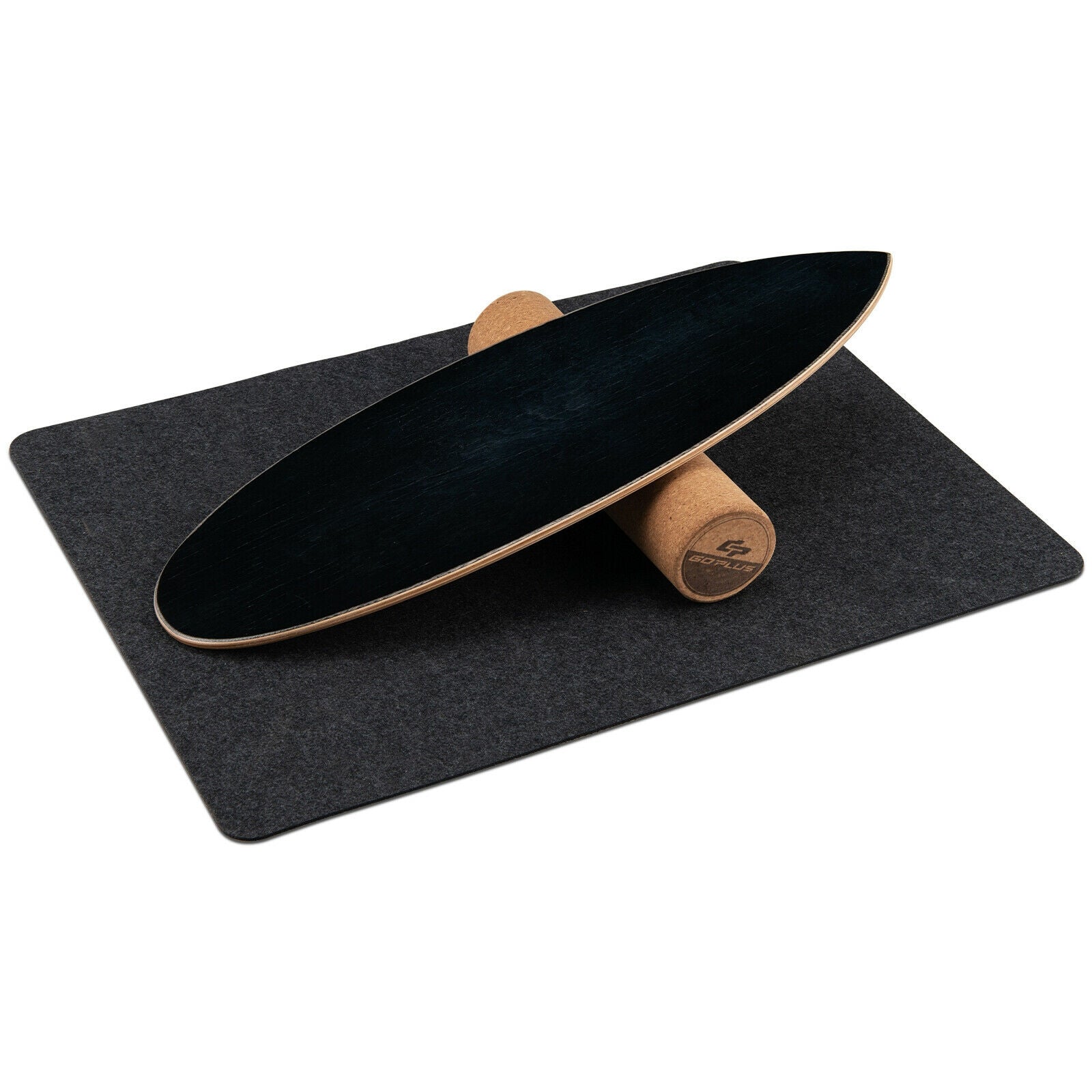 Black Balance Board Trainer For Core Strength
