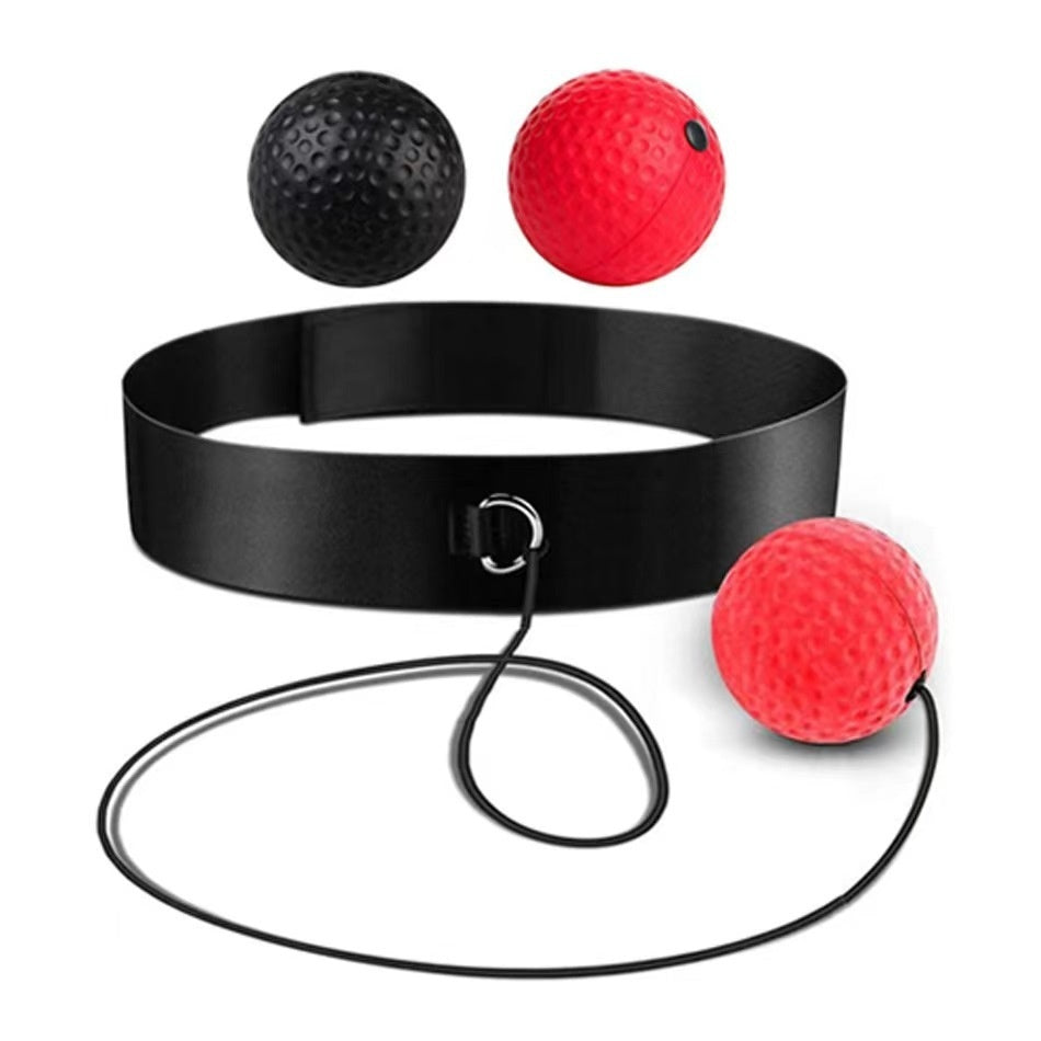 Head Mounted Boxing Reaction Training Reflex Ball