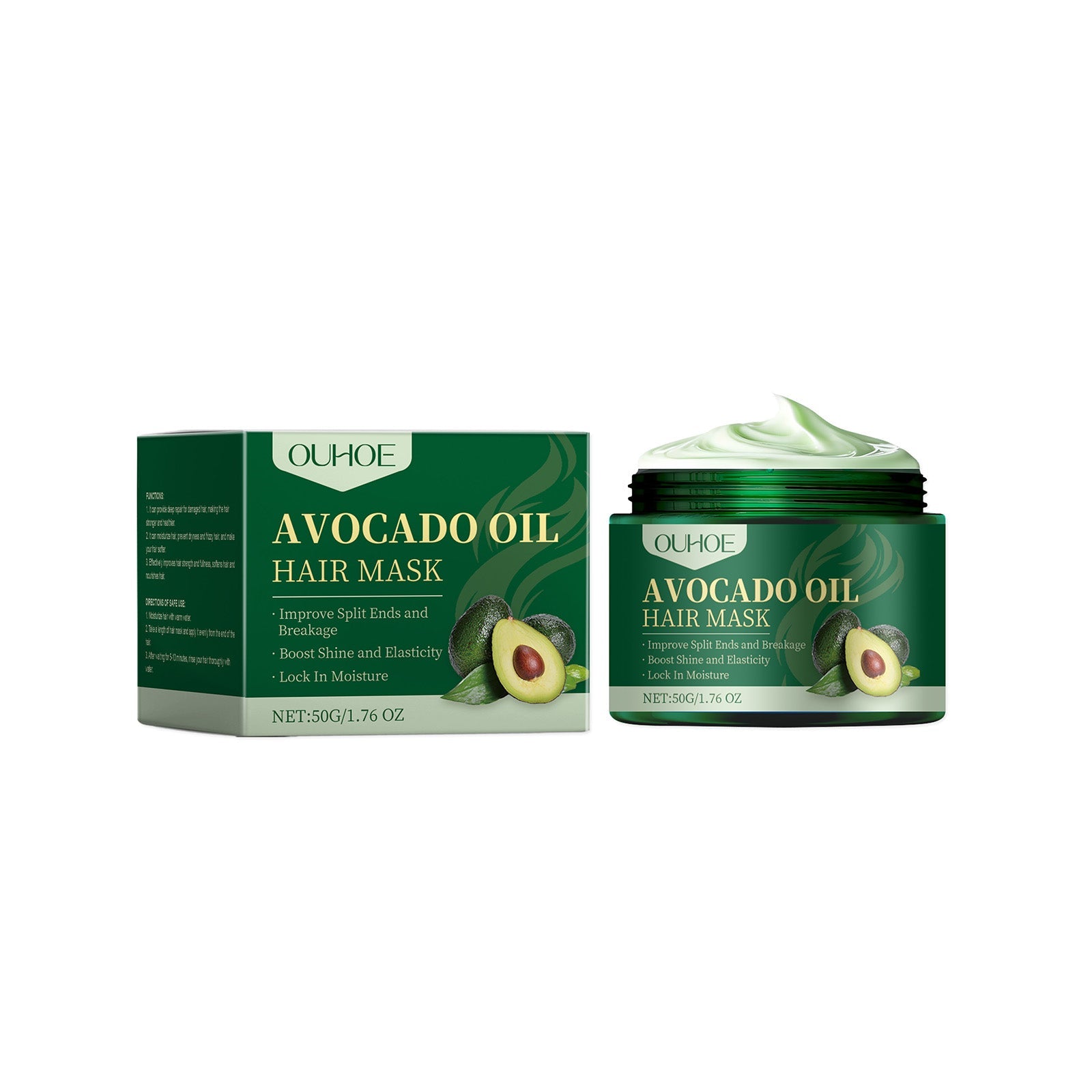 Avocado Oil Hair Mask Hydrating Nourishing Dry Hair
