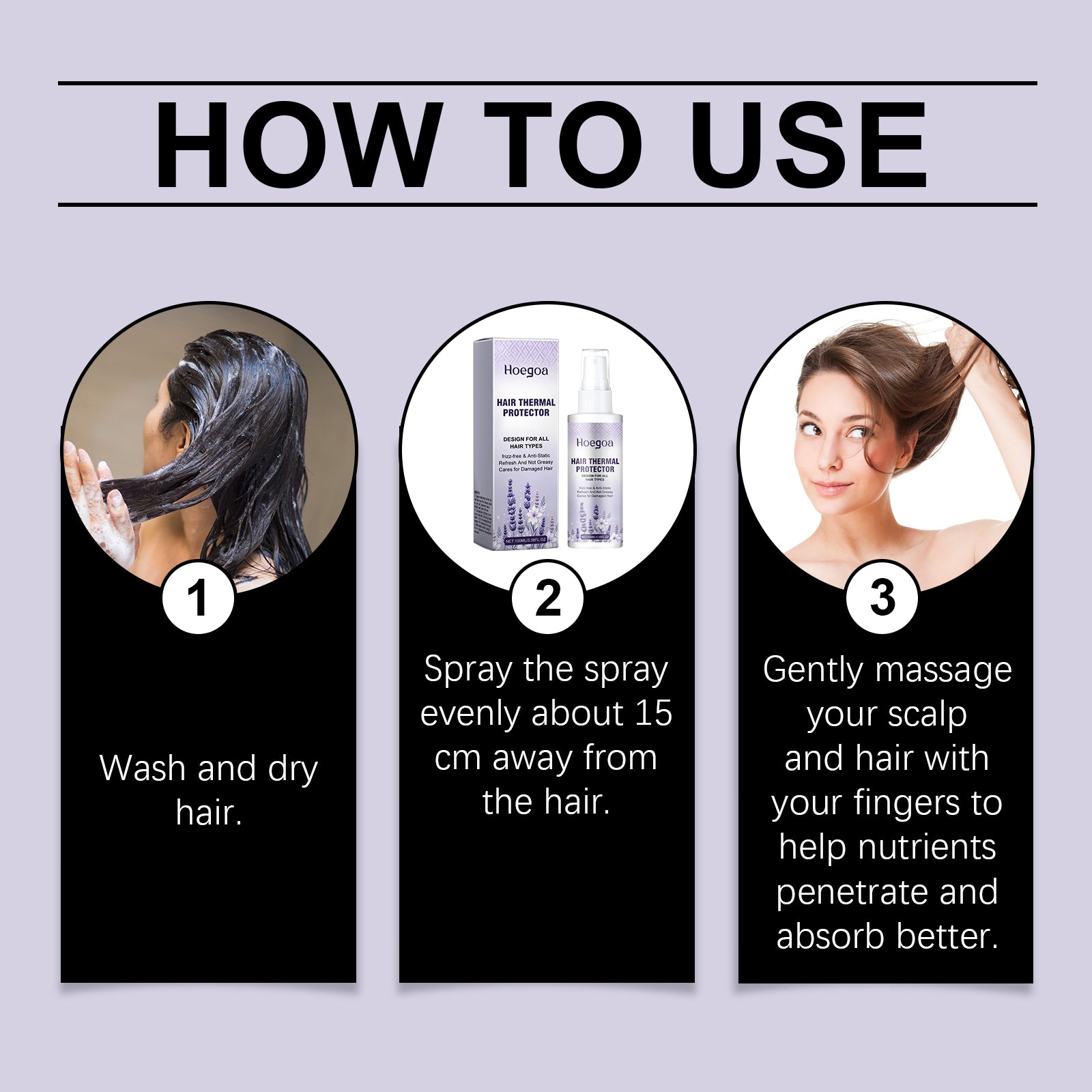 Protein Hair Care Spray Smoothing Nourishing Treatment