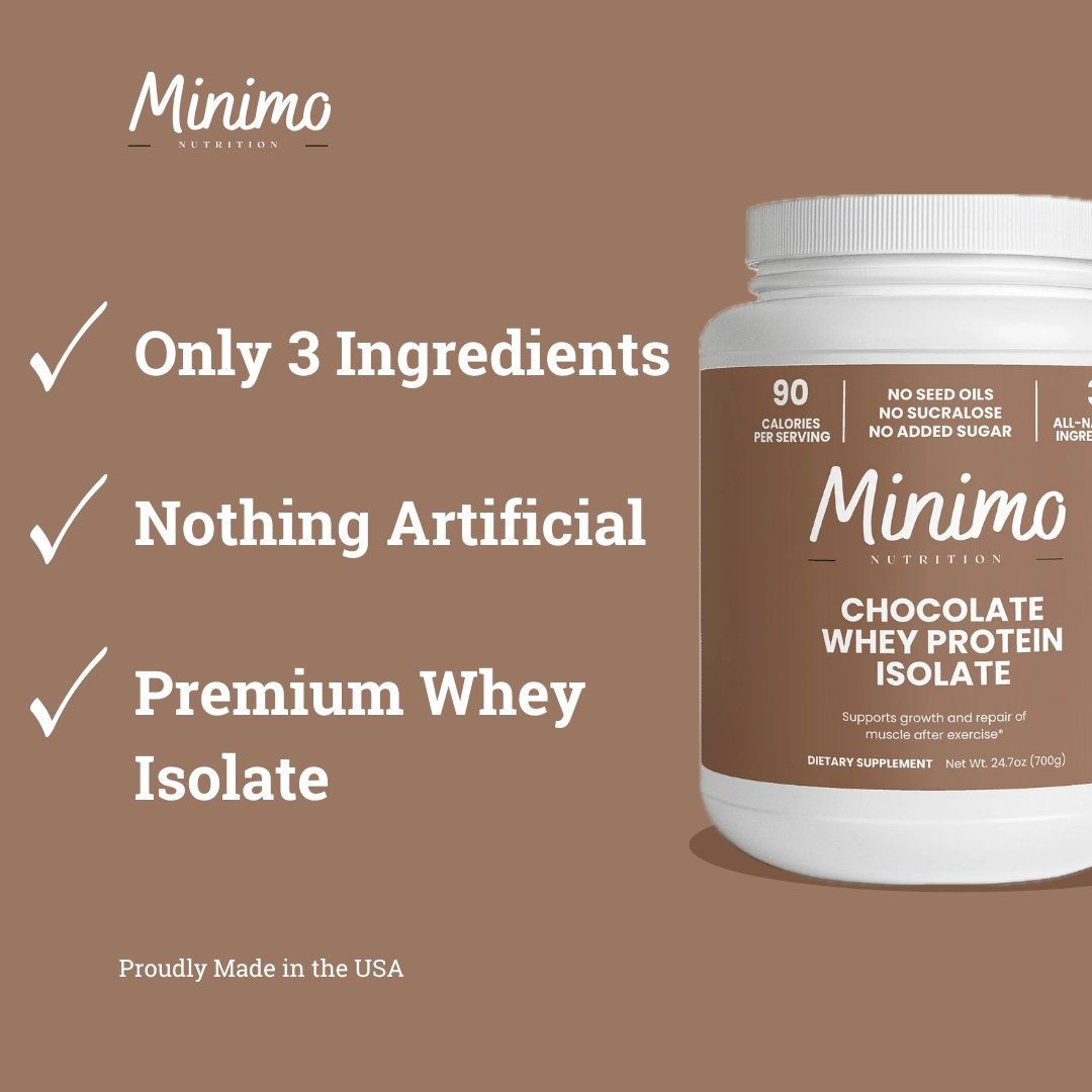Chocolate Whey Isolate Protein Powder 1.54 Lbs
