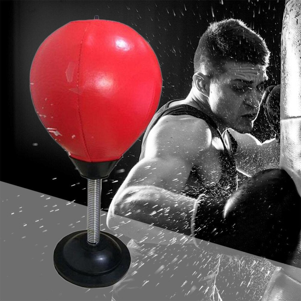 Desktop Freestanding Punching Ball Reflex Speed Boxing Trainer