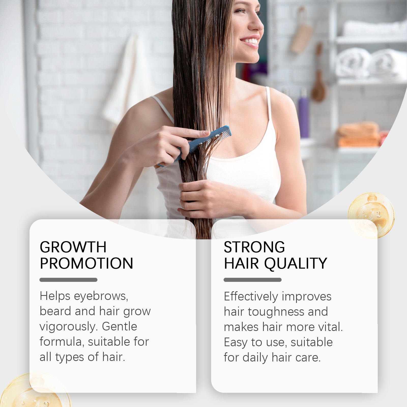 Castor Oil Hair Conditioner Nourishing Moisturizing Treatment Oil