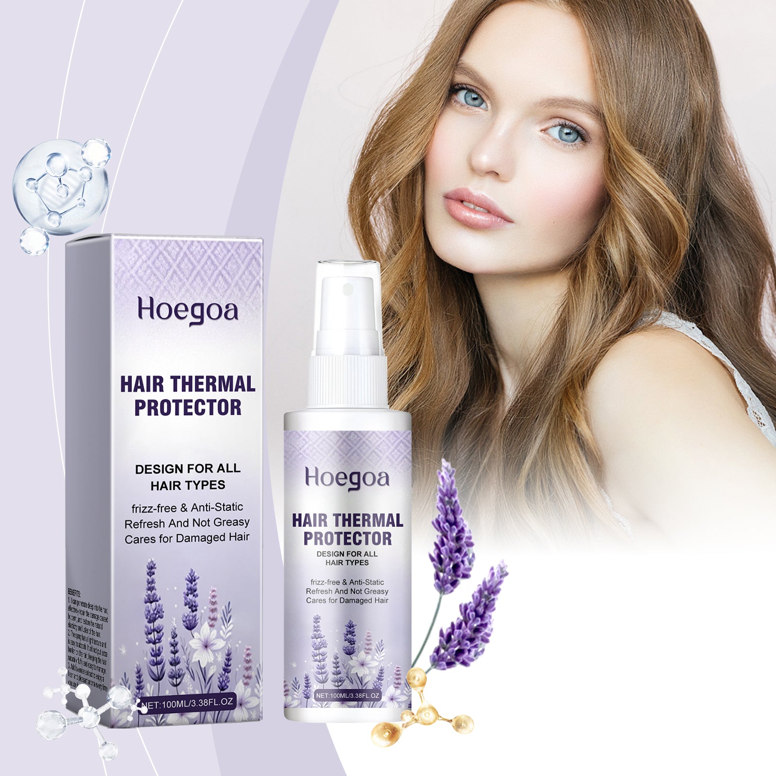 Protein Hair Care Spray Smoothing Nourishing Treatment
