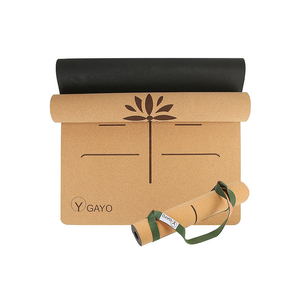 Eco Friendly Cork Yoga Exercise Fitness Mat