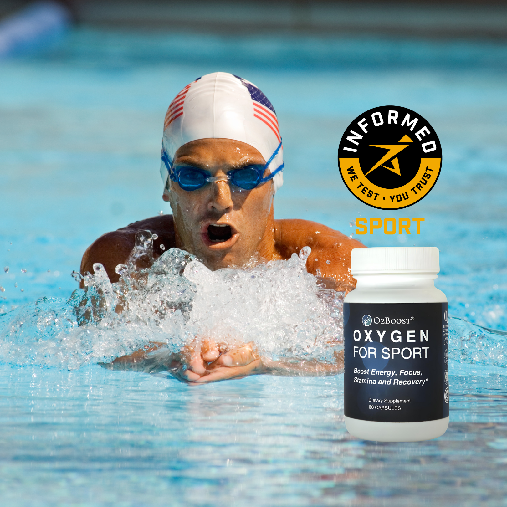 Oxygen For Sport Fitness Dietary Performance Supplement