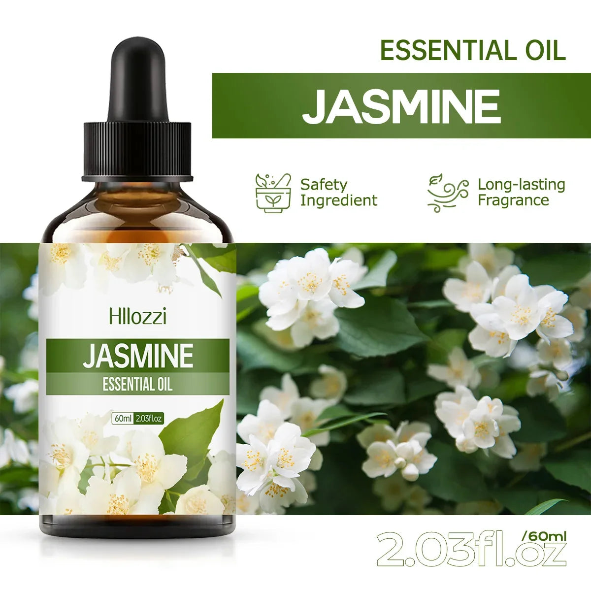 Jasmine Essential Oil Moisturizing Body Care Aromatherapy