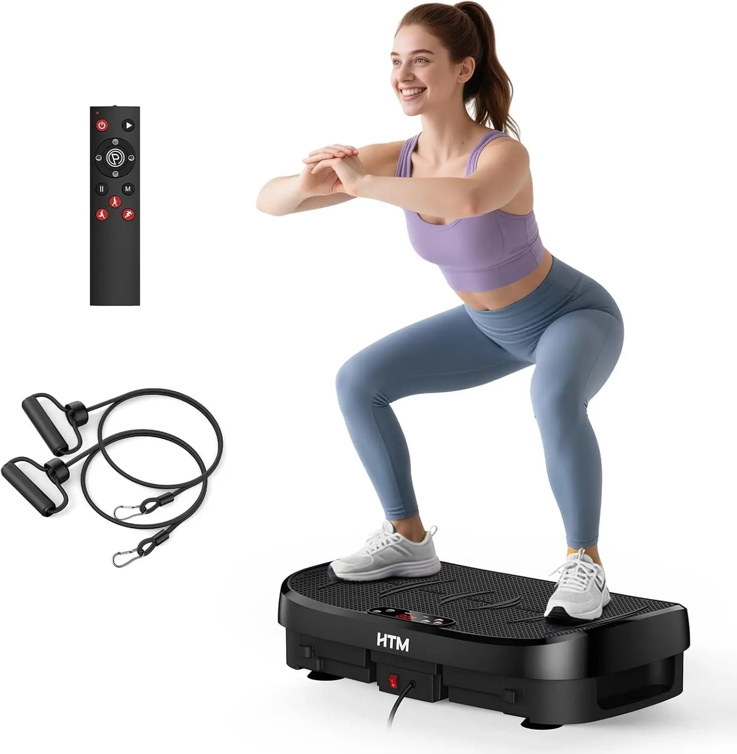 Vibration Plate Trainer 330LB 120 Level Fitness
