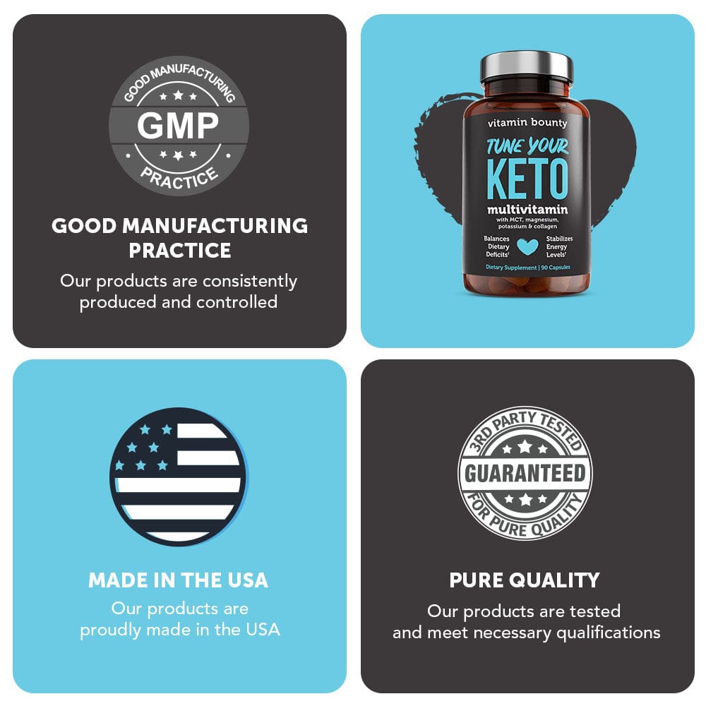 Tune Your Keto Daily Multivitamin Dietary Supplement