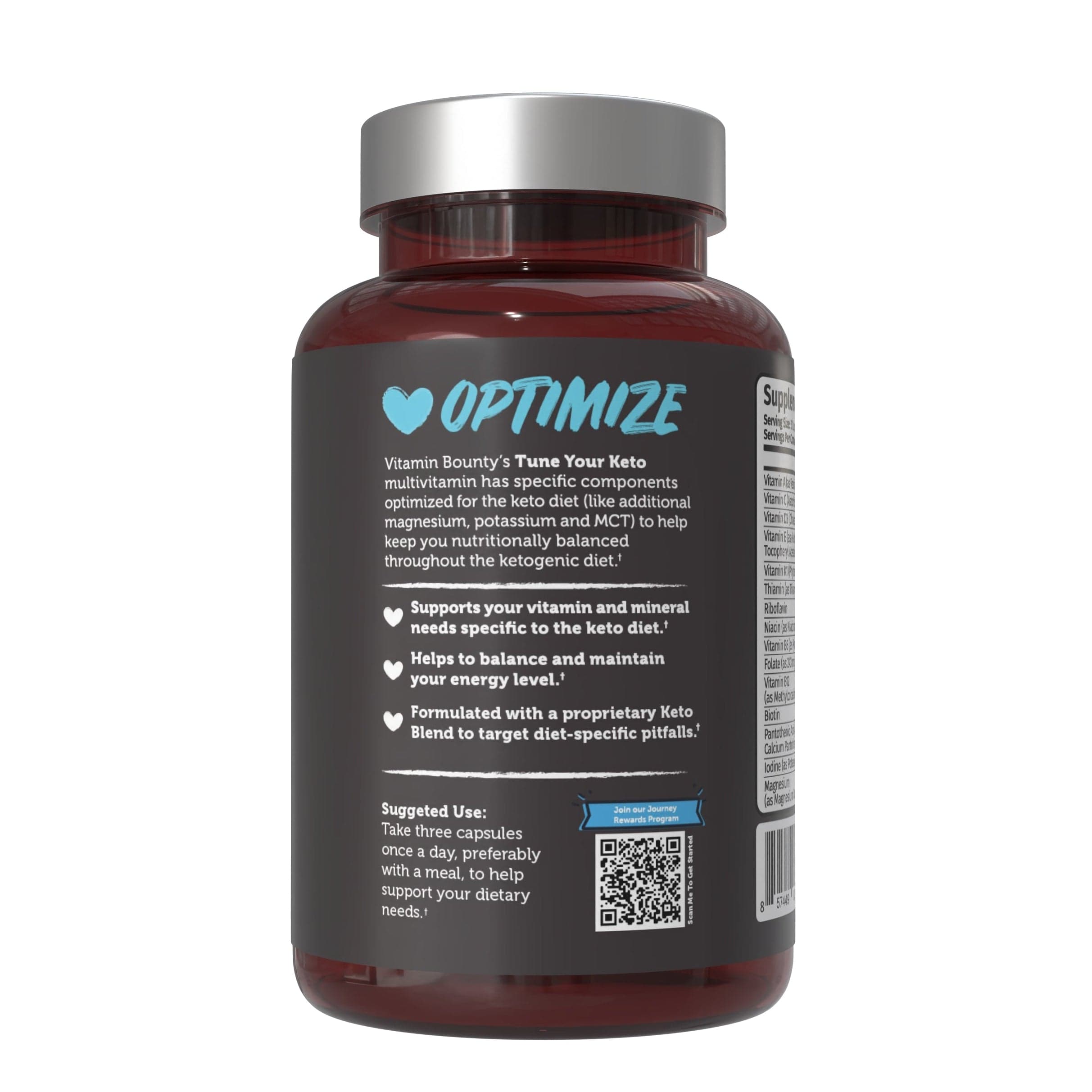 Tune Your Keto Daily Multivitamin Dietary Supplement