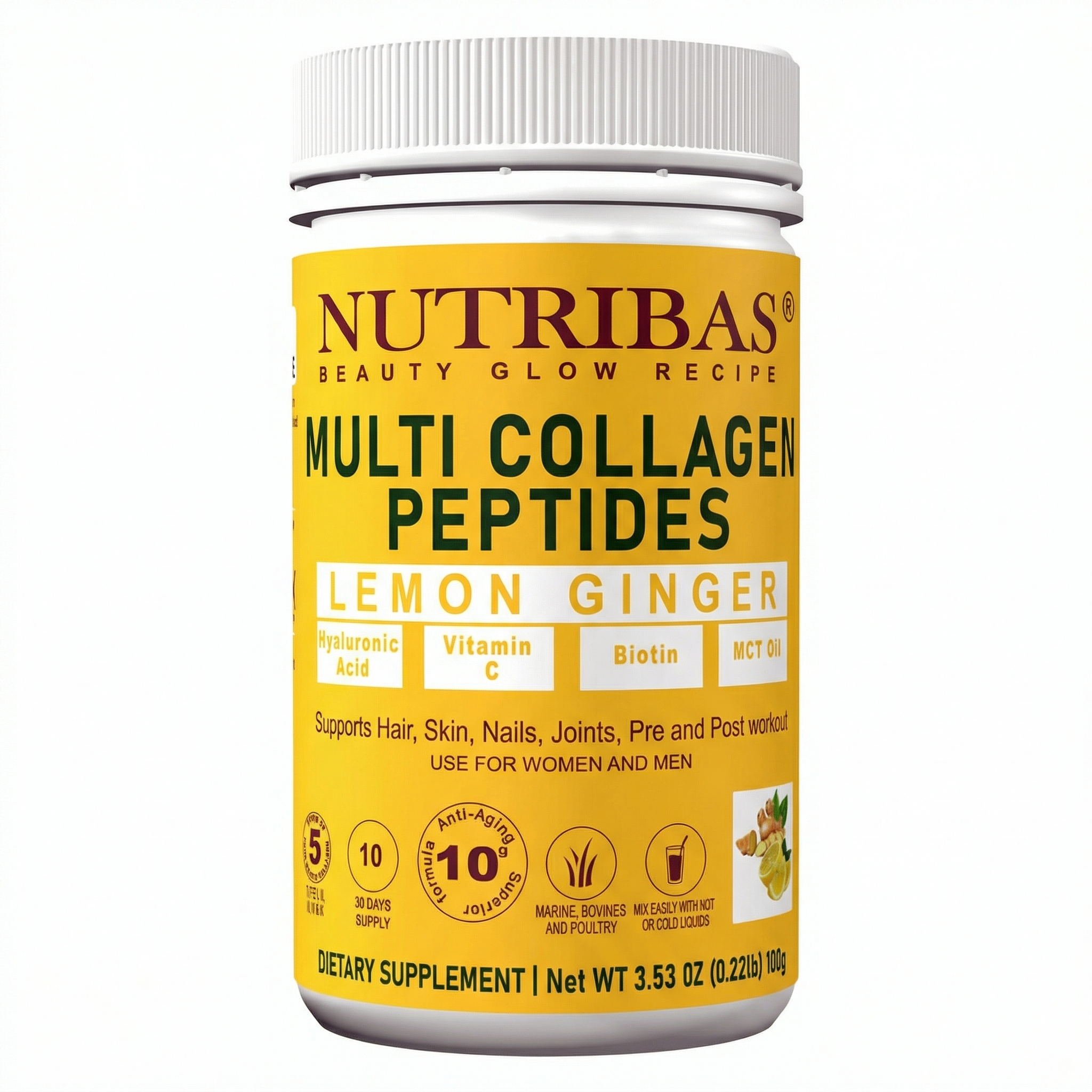 Multi Collagen Protein Powder – Unflavored, 300g