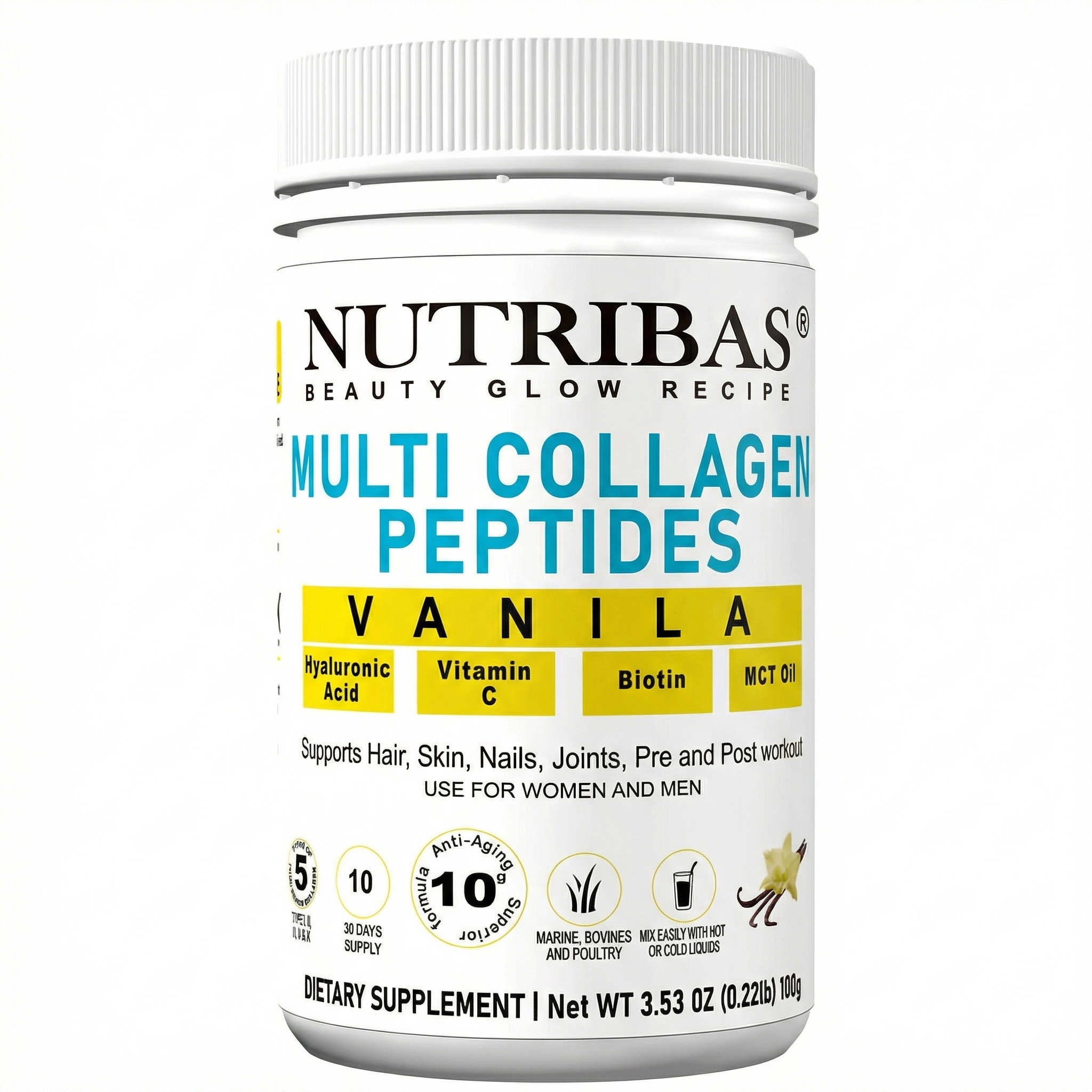 Multi Collagen Protein Powder – Unflavored, 300g